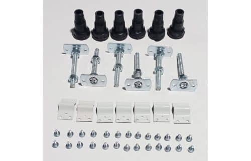 //2Go 45mm Low Profile Riser Set for 1000/1200mm Square & Rectangular Trays - White