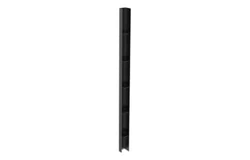 Montasio 1950mm Wetroom Storage Shelves - Matt Black