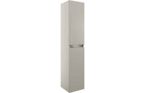 Beachy Head 300mm 2 Door Wall Hung Tall Unit - Matt Latte