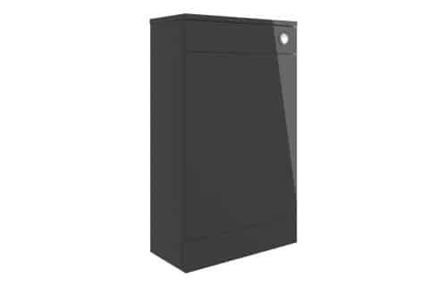 Moai 500mm Floor Standing WC Unit - Anthracite Gloss