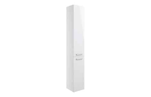 Moai 350mm Floor Standing 2 Door Tall Unit - White Gloss