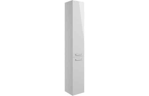 Ontika 350mm Floor Standing 2 Door Tall Unit - Grey Gloss