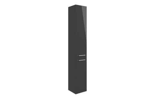 Moai 350mm Floor Standing 2 Door Tall Unit - Anthracite Gloss