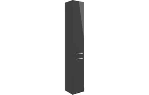 Ontika 350mm Floor Standing 2 Door Tall Unit - Anthracite Gloss