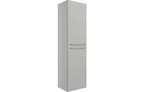 Dingli 454mm Wall Hung 2 Door Tall Unit - Grey Gloss