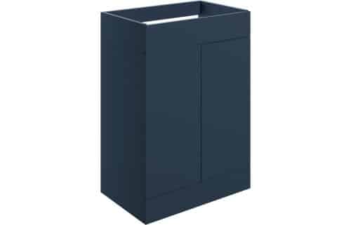 Horseshoe Bend 590mm Floor Standing 2 Door Basin Unit (No Top) - Matt Deep Blue