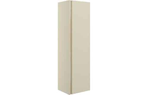 Arbol 350mm Wall Hung 1 Door Tall Unit - Matt Cotton & Oak Effect