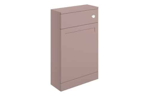 White Cliffs 500mm Floor Standing WC Unit - Matt Peony
