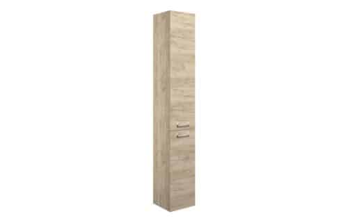 Moai 350mm Floor Standing 2 Door Tall Unit - Oak