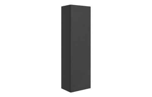 Platte 350mm Wall Hung 1 Door Tall Unit - Matt Graphite Grey