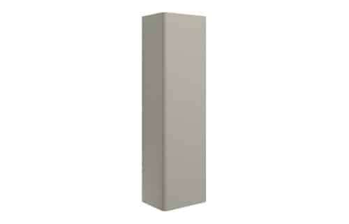 Danube 350mm Wall Hung 1 Door Tall Unit - Matt Latte