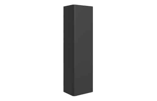 Danube 350mm Wall Hung 1 Door Tall Unit - Matt Black