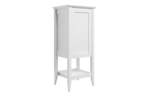 Gracie 470mm Floor Standing 1 Door Midi Boy Unit - Matt White