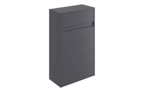 Balancing 500mm Floor Standing WC Unit - Matt Graphite Grey