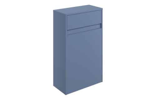 Balancing 500mm Floor Standing WC Unit - Matt Misty Blue