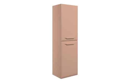 Penni 400mm Wall Hung 2 Door Midi Boy Unit - Matt Apricot