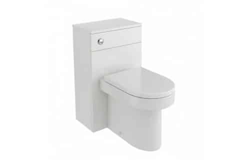 Kasai 500mm WC Unit & BTW Pan Pack - White Gloss