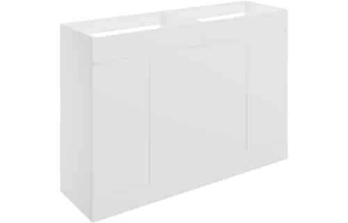 Horseshoe Bend 1180mm Floor Standing 4 Door Basin Unit (No Top) - Matt White