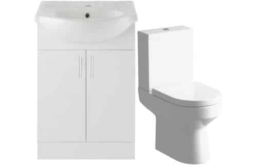 Kasai 550mm Vanity & C/C Toilet Pack