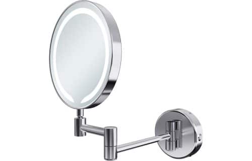 K6 Round LED Cosmetic Mirror - Chrome
