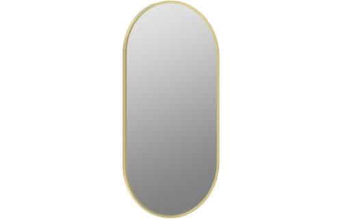Diran 800x400mm Oblong Mirror - Brushed Brass