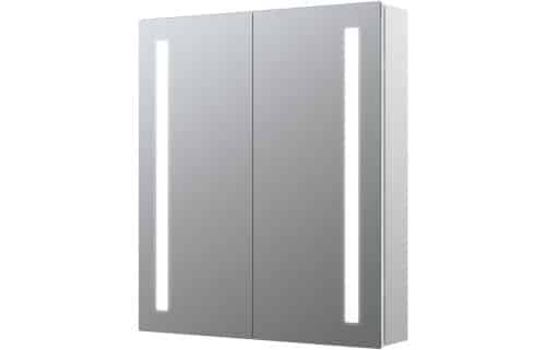 Kilimanjaro 600mm 2 Door Front-Lit LED Mirror Cabinet