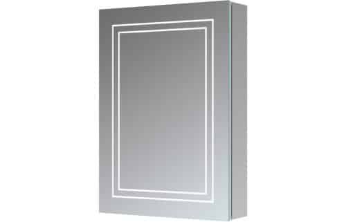 Monch 500mm 1 Door Front-Lit LED Mirror Cabinet