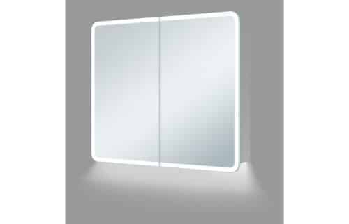 Everest 600mm 2 Door LED Mirrored Cabinet