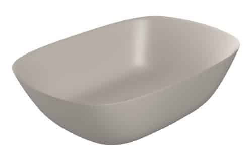 Lena 460x320mm Resin Washbowl - Latte