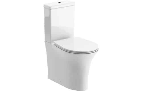 Beni Rimless Close Coupled Fully Shrouded WC & Soft Close Seat