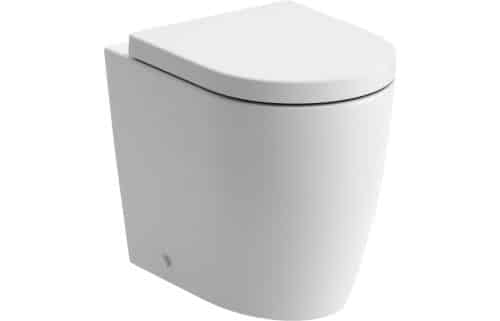 Yukon Rimless Back To Wall Comfort Height WC & Soft Close Seat