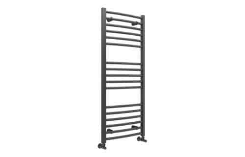 Erebus Curved 30mm Ladder Radiator (500x1200x30mm) - Anthracite