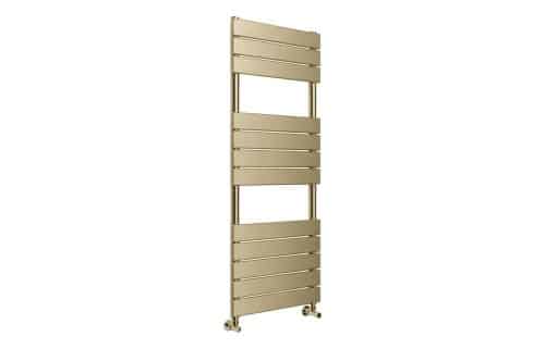 Erta Ale Square Ladder Radiator (500x1200x50mm) - Brushed Brass