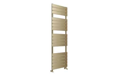 Erta Ale Square Ladder Radiator (500x1500x50mm) - Brushed Brass
