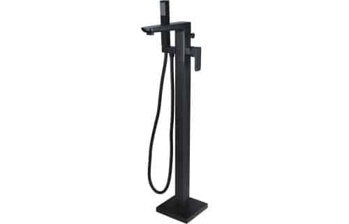 Ellen Floor Standing Bath/Shower Mixer - Matt Black