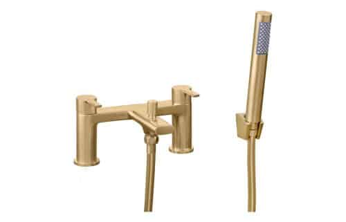 Keekle Bath/Shower Mixer - Brushed Brass