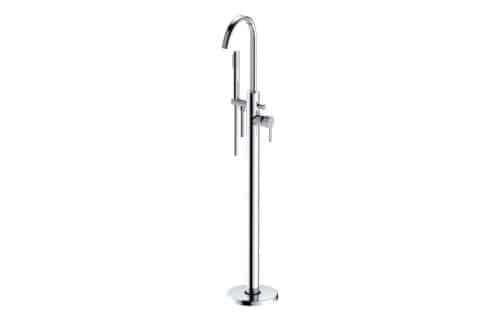 Keekle Floor Standing Bath/Shower Mixer - Chrome