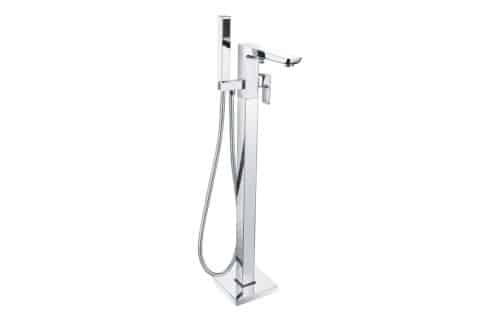 Ellen Floor Standing Bath/Shower Mixer - Chrome