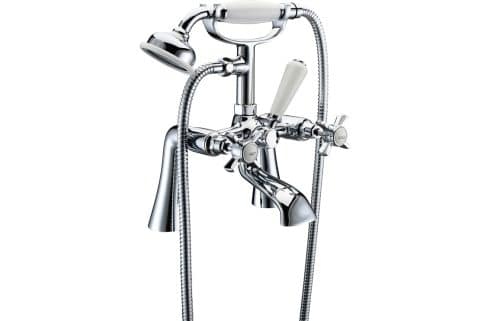Waver Bath/Shower Mixer - Chrome