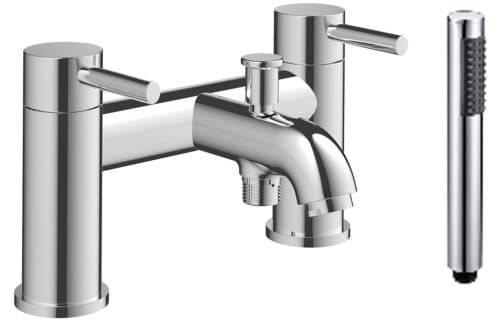 Monnow Bath/Shower Mixer & Bracket - Chrome