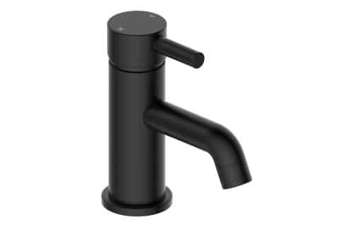 Monnow Cloakroom Basin Mixer & Waste - Matt Black