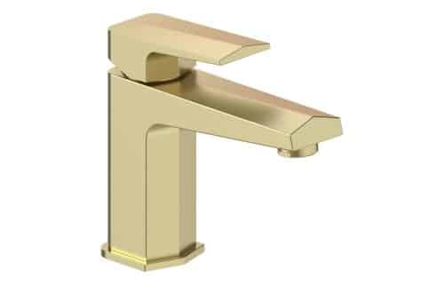 Yeo Basin Mixer & Waste - Brushed Brass