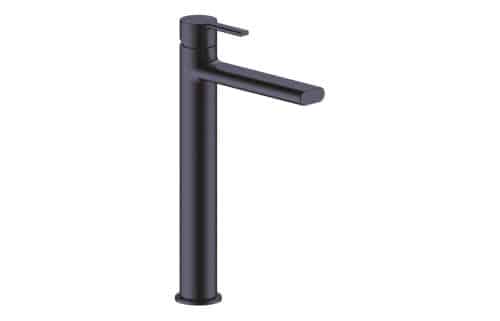 Keekle Tall Basin Mixer - Matt Black