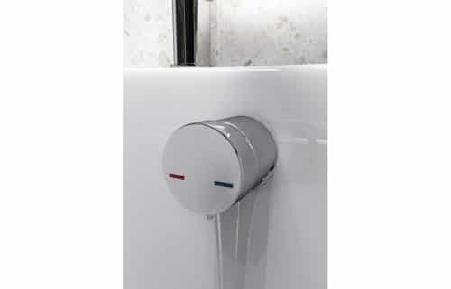 Bath Overflow Filler w/Integrated Valve - Chrome