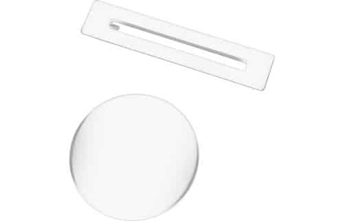 Floor Standing Bath Overflow & Waste Cover - White