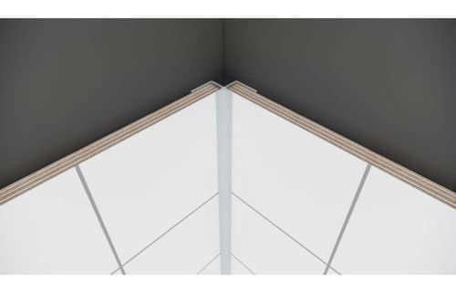 Fibo Aluminium 135Â° Internal Profile 2.4m