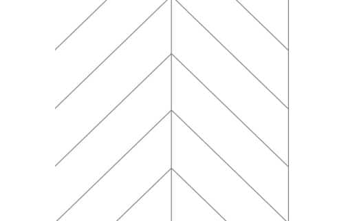 Fibo Urban - Denver White (Chevron) - Pk/2