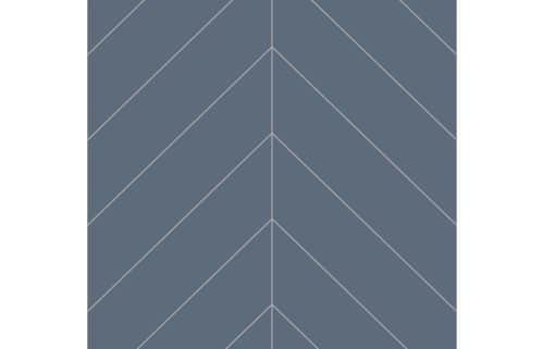 Fibo Urban - Dusty Blue (Chevron) - Pk/2