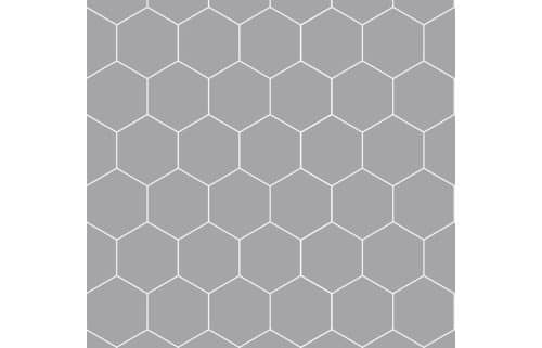 Fibo Urban - Medium Grey (Hexagonal) - Pk/2