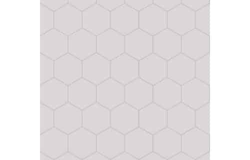 Fibo Urban - White Silk (Hexagonal) - Pk/2